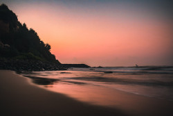 Just before the sun rise