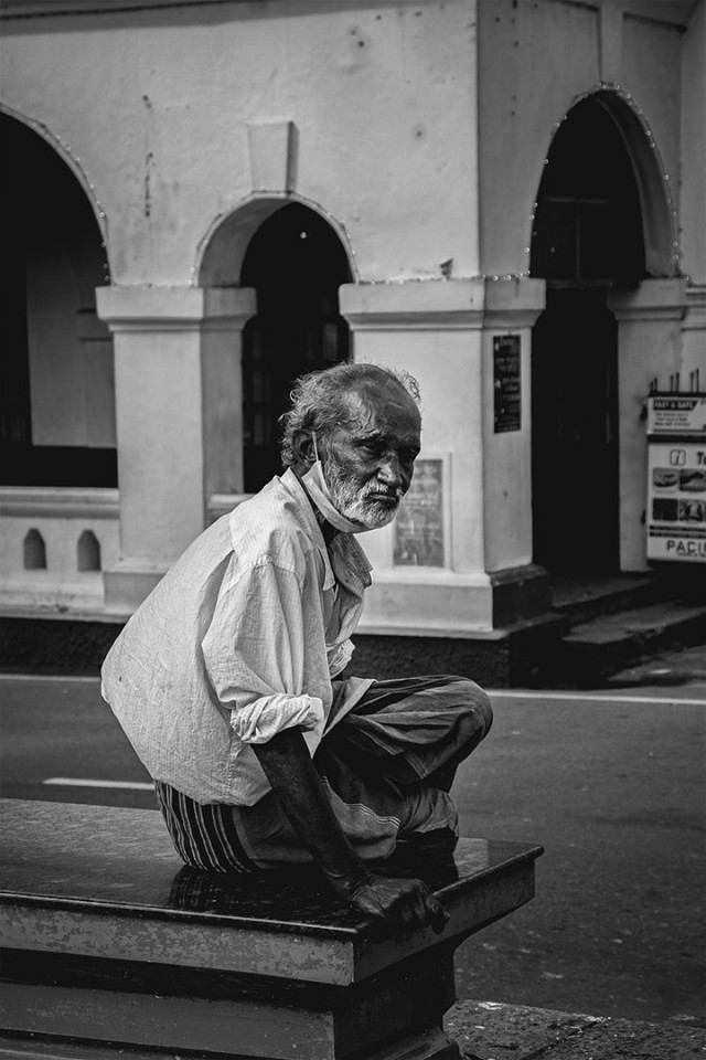 Helpless man