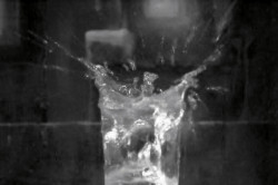 blinking water