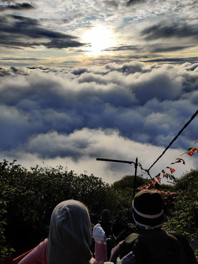 “Over the clouds”