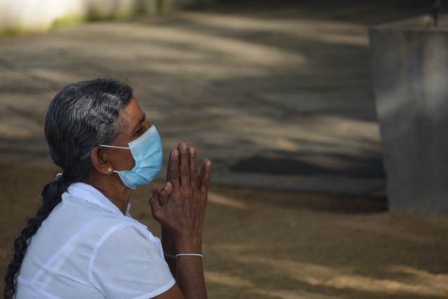 Piety of an old woman