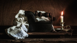 Still life with an old Iron