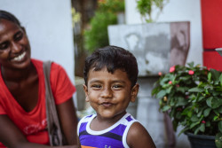 A sincere smile