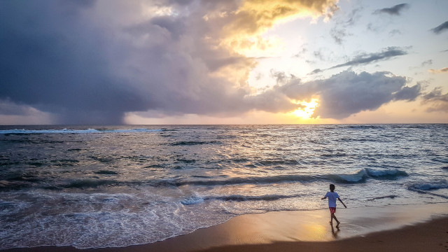 The sunset