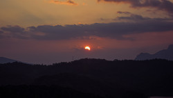 Sunset in the Mountains