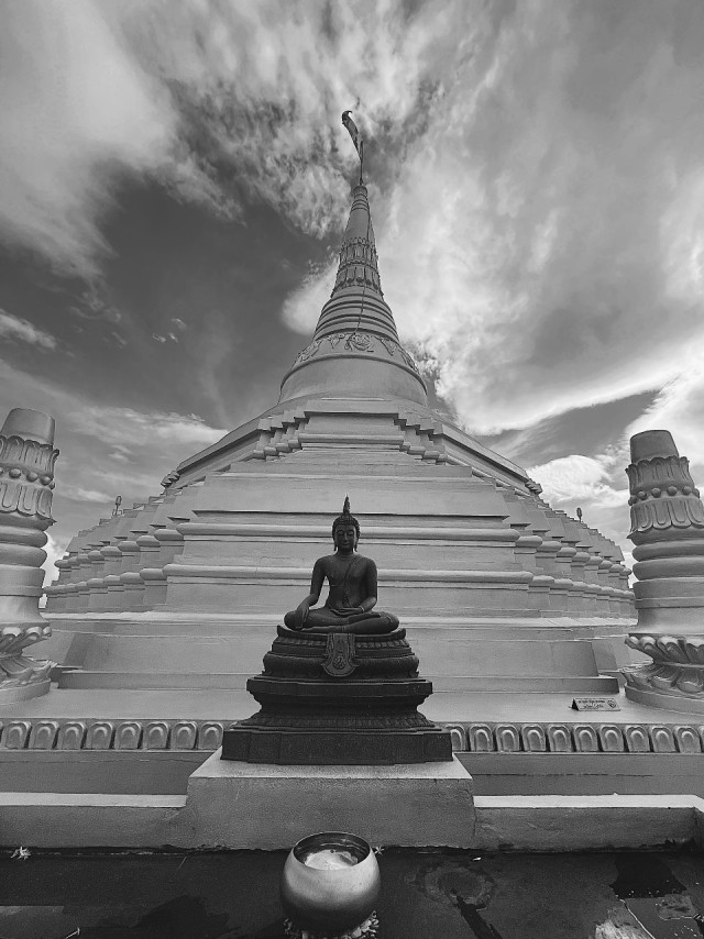 Seeking blessings, finding peace.