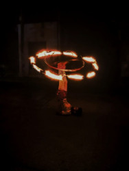 Spinning Fire Balls