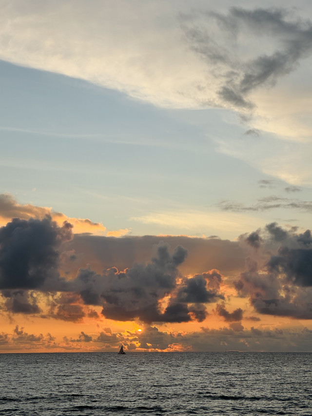 Sailing into the sunset
