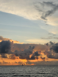 Sailing into the sunset