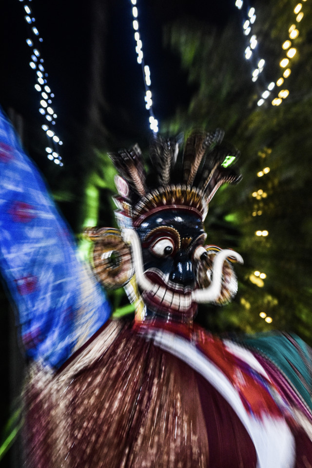 Masked in motion