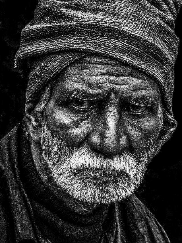 Question in his Eye