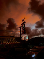Red sky