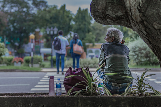 Waiting in silence