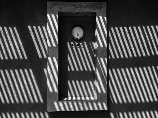 Wall with a shadow