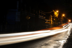 Night road