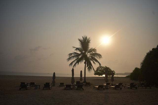 Evening beach