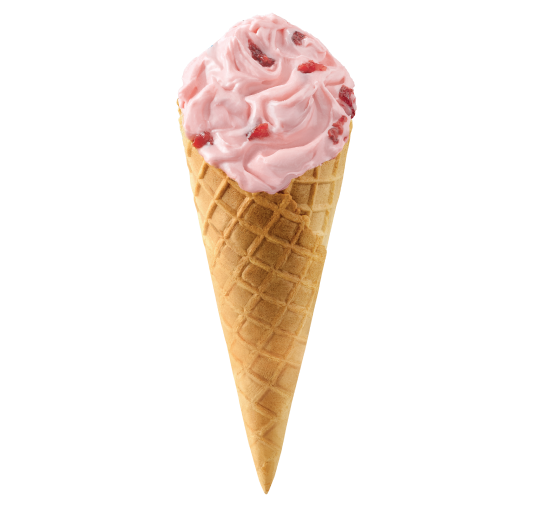  Strawberry Blizzard in Waffle Cone 
