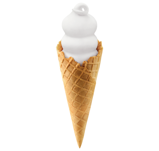  Vanilla Soft Serve in Waffle Cone 