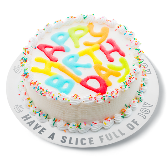  Happy Birthday Ice Cream Cake 