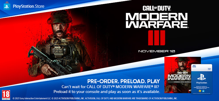 COD Mw3 PS Gift Card