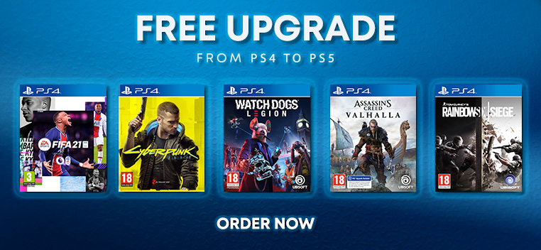 PS4 Games Free Upgrade to PS5