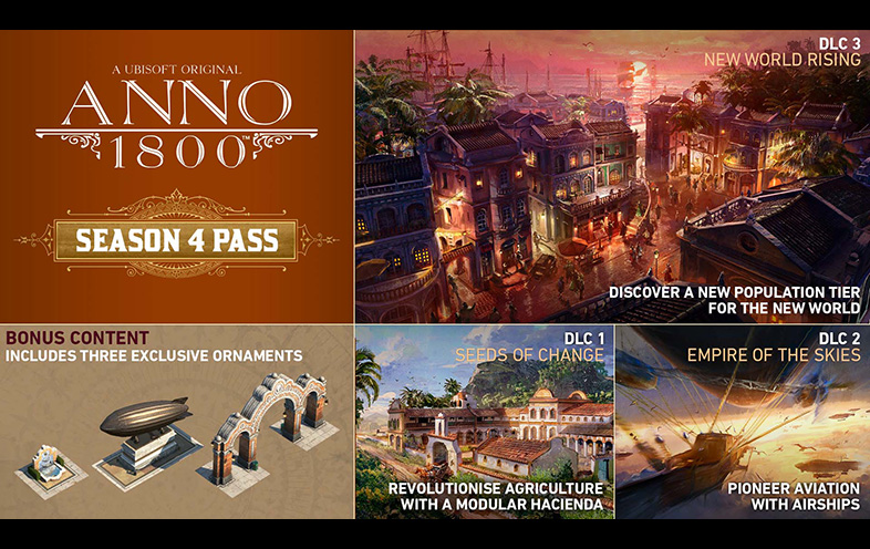 Buy Anno 1800 Season 4 Pass Online Pc Ubisoft Connect In India At The Best Price Gamestheshop Com