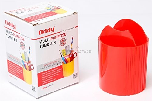 Oddy Multipurpose Plastic Tumbler,  Red - Pack of 2