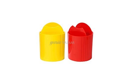 Oddy Multipurpose Plastic Tumbler,  Red,  Yellow - Pack of 2