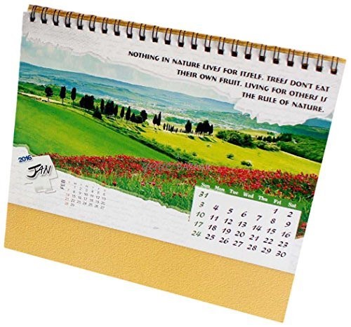 Table Calendar 115 Bountiful Nature Theme