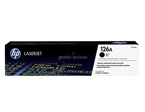 HP 126A Original LaserJet Toner Cartridge,  Black