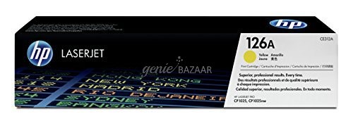 HP 126A Original LaserJet Toner Cartridge,  Yellow