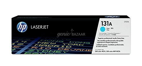 HP 131A Original LaserJet Toner Cartridge,  Cyan
