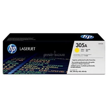 HP 305A Original LaserJet Toner Cartridge,  Yellow