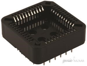 Multicomp PLCC SOCKET,  44 POSITION,  THROUGH HOLE