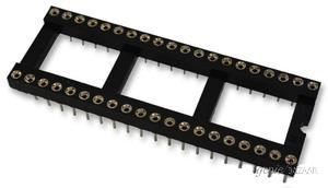 Multicomp DIP SOCKET,  40 POSITION,  THROUGH HOLE