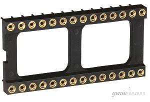Multicomp DIP SOCKET,  28 POSITION,  THROUGH HOLE