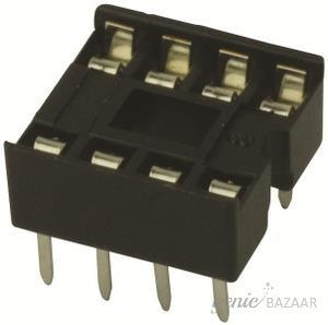 Multicomp DIP SOCKET,  8 POSITION,  2.54MM,  THROUGH HOLE