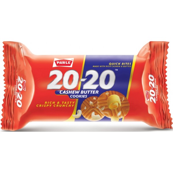 Parle 20 20 Cookies - Butter Cookies, 200GM- Pack of 5