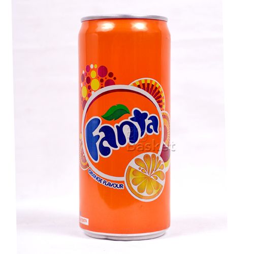 Fanta - Orange Can, 330 ML (Pack of 12)