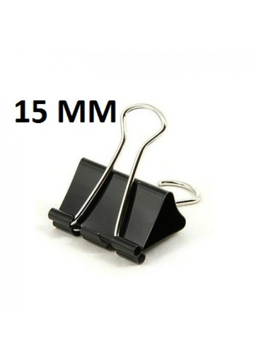 Music 555 Binder Clip, 15 mm (Set of 12)
