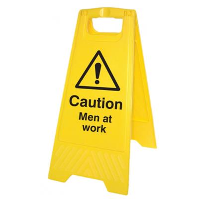 Caution Men at Work Sign Board 24 inch