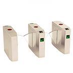Realtime T-6301,Flap Barrier Gate with Face ID or fingerprint 