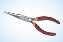 Taparia 1408 Long Needle Nose Mini Plier (Two Colour Dip Coated Sleeve), 150mm, Pack of 10