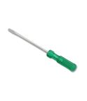 Taparia 826 C.A Transparent Green Handle Flat Screw Drivers, 250 mm, Pack of 10