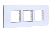 GM Plates 6M**(H&V) - CASA VIVA Plates (With Support Frames) Glossy White