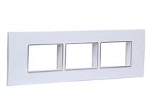GM Plates 9M(3+3+3) - CASA VIVA Plates (With Support Frames) Glossy White
