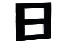 GM Plates 8M**(H&V) - CASA VIVA Plates (With Support Frames) Glossy Black