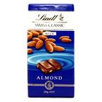 Lindt Swiss Classic Almond SF Bar, 100gm