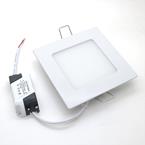 Moserbaer 6W - Cool White Down Light Square-Side lit (slim), Pack fo 20