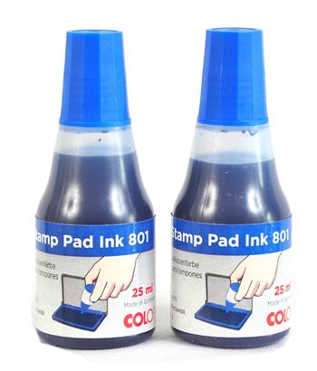 Prime Stamp Pad Ink- Blue, 110ml
